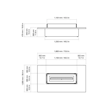Daiquiri 70L Fire Table