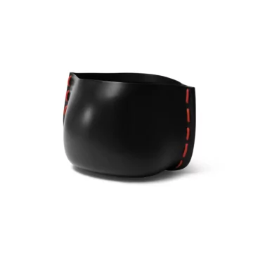 Stitch 100 Plant Pot Studio - Graphite / Red / Rope