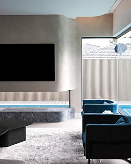 EcoSmart Fire XL1200 bioethanol burner brings modern indoor fireplace design to Project Emerson by Jajo & Co