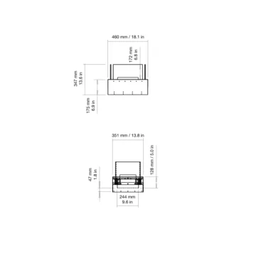 Flex 18BN Bench Fireplace