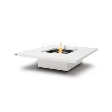 Vertigo 50L Fire Table Fluid Bone Ethanol SS Screen