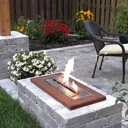 Our bioethanol products can customize any space. Whether it’s indoor