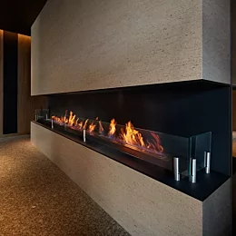 炎の揺らめきで更なる癒しを。
数々のホテルや旅館でもエコスマートファイヤーが体験できます。
【モデル】XL900
■EcoSmart...