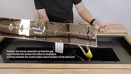 Installing the metal tray into the surroundunit