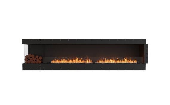 Flex 122LC.BXL Left Corner - Ethanol / Black / Uninstalled View by EcoSmart Fire