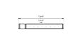 Flex 122DB.BX1 Double Sided - Technical Drawing / Top by EcoSmart Fire
