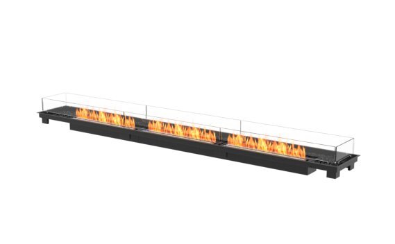Linear 130 Fireplace Insert - Ethanol - Black / Black / Indoor Safety Tray by EcoSmart Fire