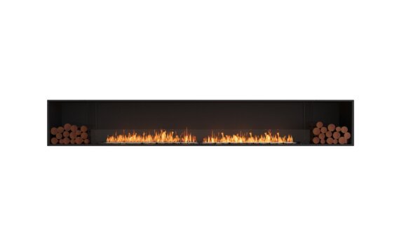 Flex 140SS.BX2 Single Sided - Ethanol / Black / Installed view - Logs not included by EcoSmart Fire