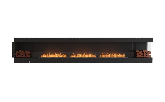 Flex 158RC.BX2 Right Corner - Ethanol / Black / Uninstalled view - Logs not included by EcoSmart Fire