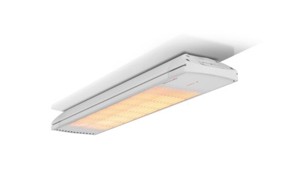 Spot 2800W Radiant Heater - White / White - Flame On by Heatscope Heaters