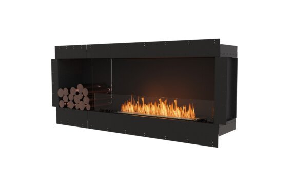 Flex 68SS.BXL Single Sided - Ethanol / Black / Uninstalled view - Logs not included by EcoSmart Fire