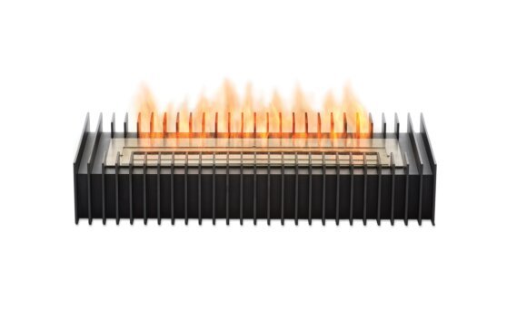 Scope 700 Heating - Ethanol / Black / Front View by EcoSmart Fire