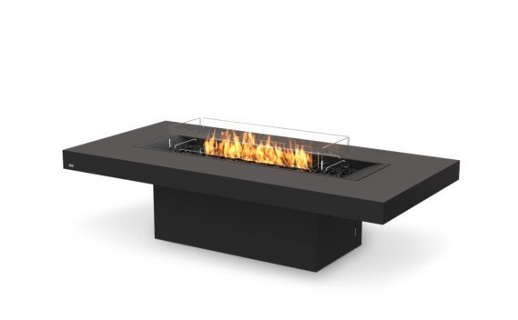 Gin 90 (Chat) Fire Pit - Gas LP/NG / Graphite by EcoSmart Fire
