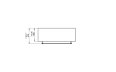 Oxygen Designer Fireplace - Technical Drawing / Top by EcoSmart Fire