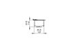 XL500 Ethanol Burner - Technical Drawing / Side by EcoSmart Fire