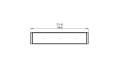 Flex 68 - Technical Drawing / Top by EcoSmart Fire