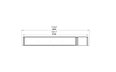 Flex 104SS.BXR Single Sided - Technical Drawing / Top by EcoSmart Fire
