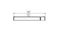 Flex 122LC.BXR Left Corner - Technical Drawing / Top by EcoSmart Fire