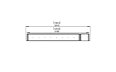 Flex 122SS.BXR Single Sided - Technical Drawing / Top by EcoSmart Fire