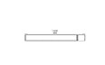Flex 140 - Technical Drawing / Top by EcoSmart Fire
