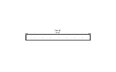 Flex 158 - Technical Drawing / Top by EcoSmart Fire