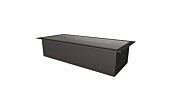 XL500 Top Tray Black Fireplace Tray - Studio Image by EcoSmart Fire