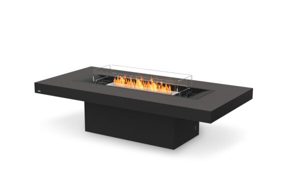 Gin 90 (Chat) Fire Pit - Ethanol / Graphite / Optional Fire Screen by EcoSmart Fire