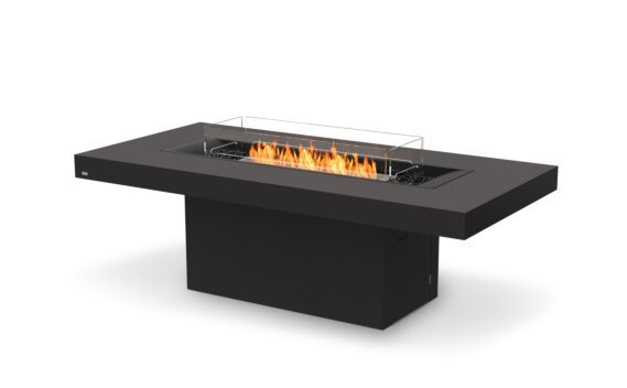 Gin 90 (Dining) Fire Pit - Ethanol / Graphite / Optional Fire Screen by EcoSmart Fire