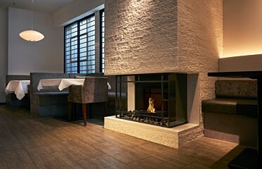 Grate 18 Fireplace Insert - In-Situ Image by EcoSmart Fire