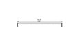 Flex 158IL Island - Technical Drawing / Top by EcoSmart Fire