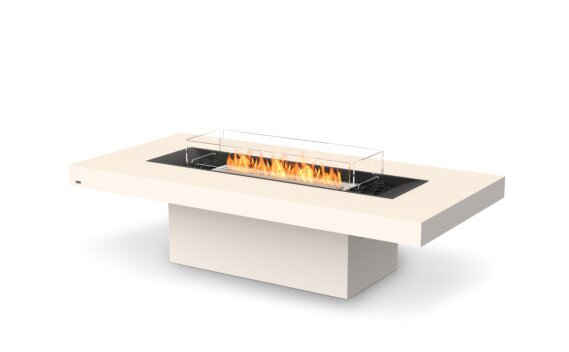 Gin 90 (Chat) Fire Pit - Ethanol / Bone / Optional Fire Screen by EcoSmart Fire