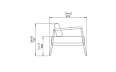 Sit L52 Furniture - Technical Drawing / Side by Blinde Design