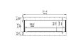 Flex 68 - Technical Drawing / Front by EcoSmart Fire