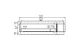 Flex 104SS.BXR Single Sided - Technical Drawing / Front by EcoSmart Fire