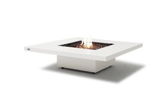 Vertigo 40 Fire Pit - Gas LP/NG / Bone / Look without screen by EcoSmart Fire