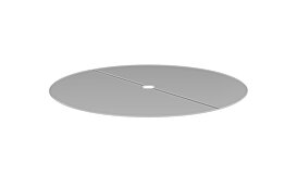 R20 Cover Plate Glass Cover Plate - Studio Image by EcoSmart Fire