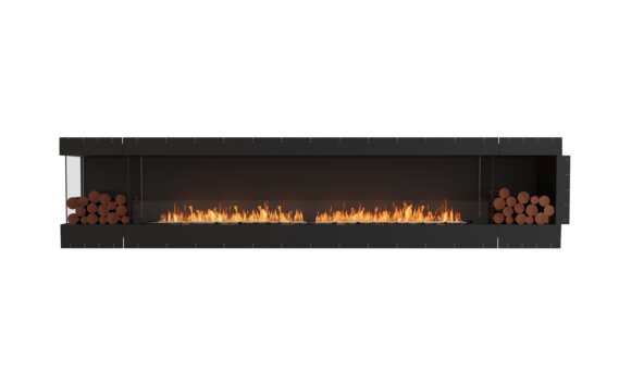 Flex 140LC.BX2 Left Corner - Ethanol / Black / Uninstalled view - Logs not included by EcoSmart Fire