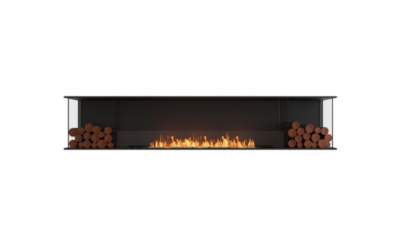 Flex 104 - Ethanol / Black / Installed view - Logs not included by EcoSmart Fire