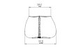 Stitch 125 Planter - Technical Drawing / Side by Blinde Design