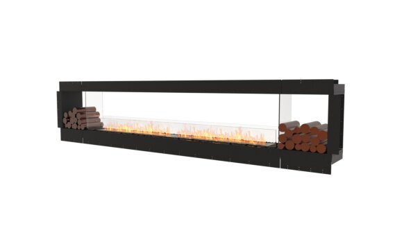 Flex 140DB.BX2 Double Sided - Ethanol / Black / Uninstalled view - Logs not included by EcoSmart Fire