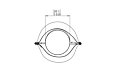 Stitch 75 Planter - Technical Drawing / Top by Blinde Design