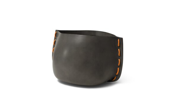 Stitch 75 Planter - Natural / Orange by Blinde Design