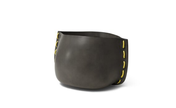 Stitch 75 Planter - Natural / Yellow by Blinde Design