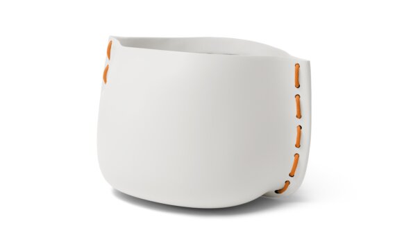 Stitch 125 Planter - Bone / Orange by Blinde Design