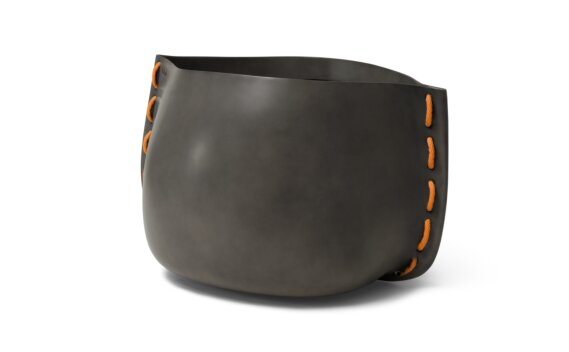 Stitch 125 Planter - Natural / Orange by Blinde Design