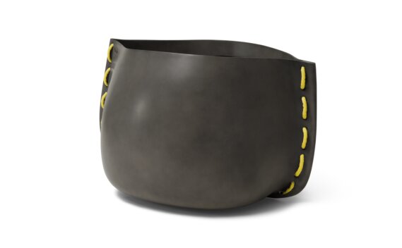 Stitch 125 Planter - Natural / Yellow by Blinde Design