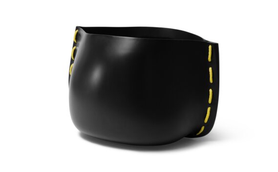 Stitch 125 Planter - Graphite / Yellow by Blinde Design