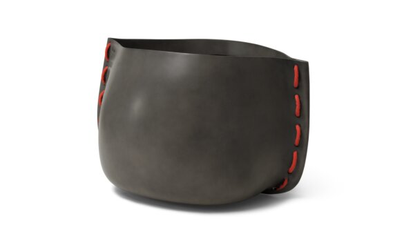 Stitch 125 Planter - Natural / Red by Blinde Design