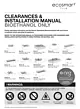 Clearances & Installation Manual